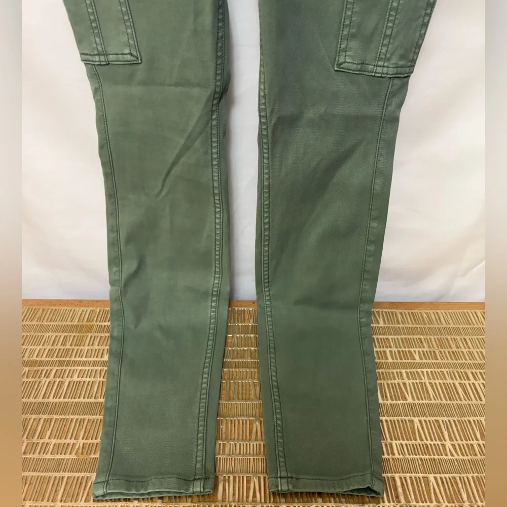 NWT SPANX Stretch Twill Ankle Cargo Pant‎ in Soft Sage Green Size Small